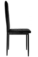 Krzesło VALVA VELVET BLACK