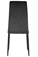 Krzesło VALVA VELVET BLACK