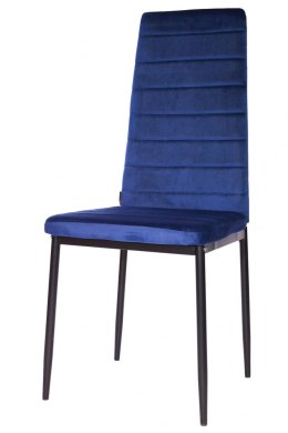 Krzesło VALVA VELVET BLUE