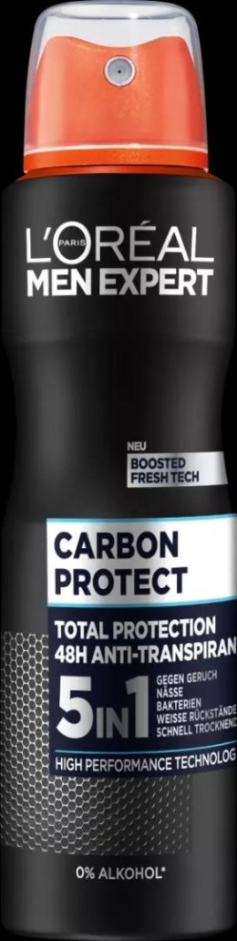 L'Oreal Carbon Protect 5 in 1 Antitranspirant Spray150 ml