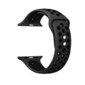 Crong Duo Sport - Pasek do Apple Watch 38/40 mm (szary/czarny)