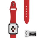 Crong Liquid - Pasek do Apple Watch 42/44 mm (czerwony)