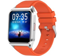 Smartwatch Rubicon RNCE89-2 Srebrno-Pomarańczowy
