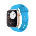 Crong Liquid - Pasek do Apple Watch 38/40 mm (niebieski)