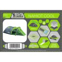 Namiot turystyczny 4 osobowy Cool szaro-zielony