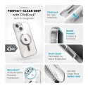 Speck Presidio Perfect-Clear Grip ClickLock & MagSafe - Etui iPhone 15 / iPhone 14 / iPhone 13 (Clear / Chrome Finish / Serene S