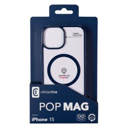 Cellularline Pop Mag - Etui iPhone 15 MagSafe (niebieski)