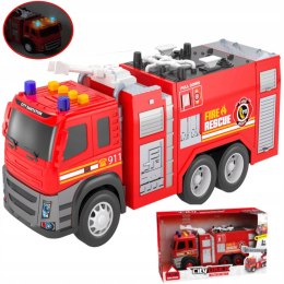 Wóz strażacki straż pożarna z napędem dźwięki światła dla dzieci 1189-45