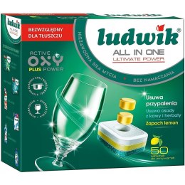 Tabletki do zmywarki Ludwik All-in-1 Ultimate Power Lemon (50)