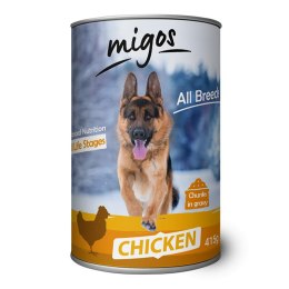 [Zestaw] Migos Chicken dla psów dorosłych 1240G x 12szt