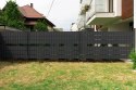 Taśma ogrodzeniowa PASKI 6 x 2,55mb BASIC 19cm PROTECTO GRAFIT + 12 klipsów GRATIS