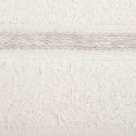 Ręcznik 70x140 Altea kremowy z ozdobną bordiurą z melanżowym pasem frotte 500 g/m2 Eurofirany