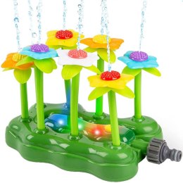 Zraszacz wodny podświetlane Kwiatki fontanna zabawka na ogród ZA4972