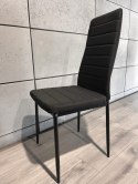 Krzesło tapicerowane zestaw 4 VALVA LINE FABRIC BLACK