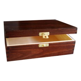 Drewniane Pudełko 21x16 brąz