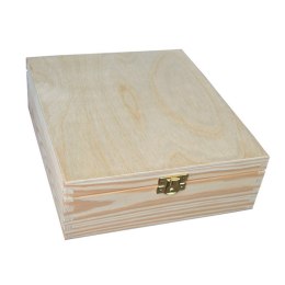 Drewniane Pudełko z 9 przegródkami