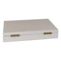 Drewniane Pudełko z magnesem 20x14 - białe