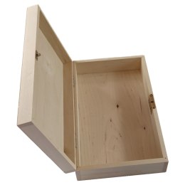Drewniane Pudełko zamykane z kluczykiem duże