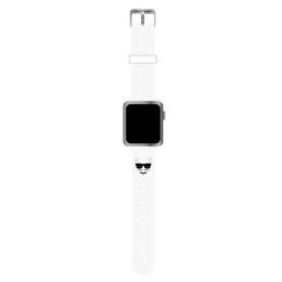 Karl Lagerfeld Silicone Choupette Head - Pasek do Apple Watch 38/40/41 mm (biały)