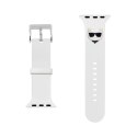 Karl Lagerfeld Silicone Choupette Head - Pasek do Apple Watch 38/40/41 mm (biały)