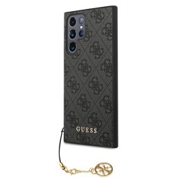 Guess 4G Charms Collection - Etui Samsung Galaxy S22 Ultra (szary)