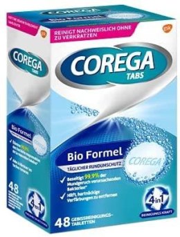 Corega Tabs Bio Formel Tabletki do Czyszczenia Protez Zębowych 48 szt.