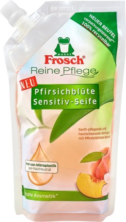 Frosch Pfirsichblute Sensitiv Mydło w Płynie Zapas 500 ml