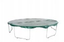 Trampolina Ogrodowa 244 cm / 8 FT Maxy Comfort Niebieska Z Wewnętrzną Siatką