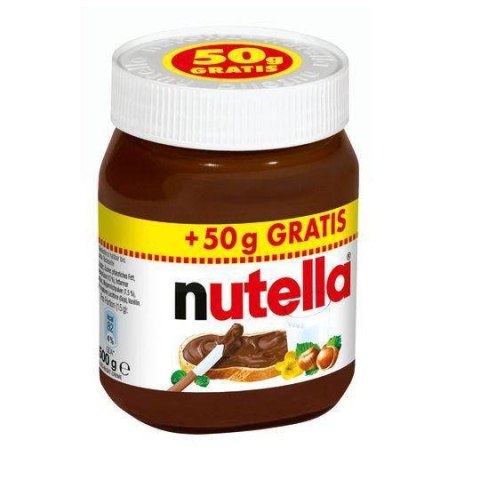 Nutella krem czekoladowo orzechowy 450 + 50 g gratis