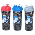 Dunlop - Butelka sportowa shaker z wygodnym zamykaniem 550 ml (czerwony)