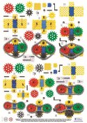 Gearphun Koła zębate i łańcuchy 270 el. - Klocki konstrukcyjne