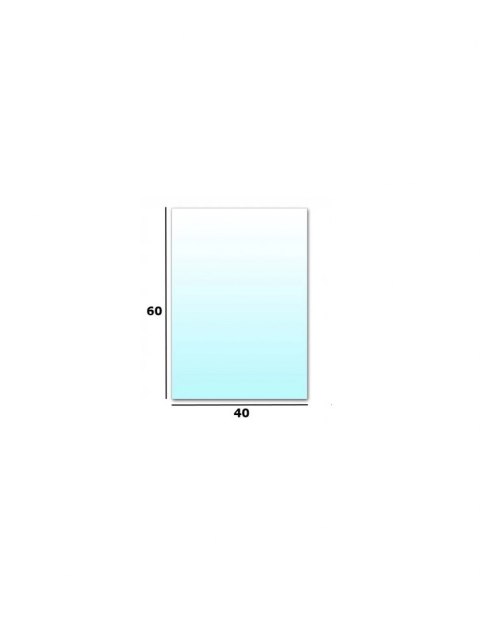 Podstawa szklana hartowana - szyba pod Piec lub Kominek 60x40 cm