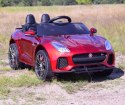 AUTO NA AKUMULATOR JAGUAR F TYPE, MIĘKKIE KOŁA, MIEKKIE SIEDZENIE, SUPER JAKOSĆ - LAKIER/QLS5388