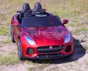 AUTO NA AKUMULATOR JAGUAR F TYPE, MIĘKKIE KOŁA, MIEKKIE SIEDZENIE, SUPER JAKOSĆ - LAKIER/QLS5388