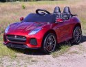 AUTO NA AKUMULATOR JAGUAR F TYPE, MIĘKKIE KOŁA, MIEKKIE SIEDZENIE, SUPER JAKOSĆ - LAKIER/QLS5388