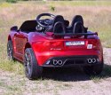 AUTO NA AKUMULATOR JAGUAR F TYPE, MIĘKKIE KOŁA, MIEKKIE SIEDZENIE, SUPER JAKOSĆ - LAKIER/QLS5388