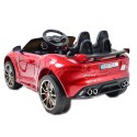 AUTO NA AKUMULATOR JAGUAR F TYPE, MIĘKKIE KOŁA, MIEKKIE SIEDZENIE, SUPER JAKOSĆ - LAKIER/QLS5388