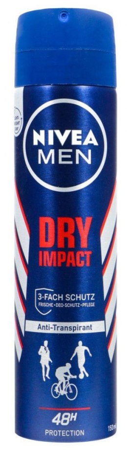Nivea Men Dry Impact Antyperspirant Spray 150 ml