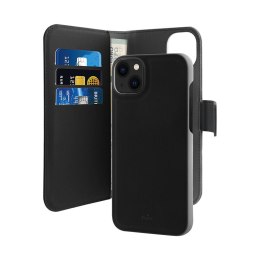 PURO Wallet Detachable - Etui 2w1 iPhone 14 / 13 (czarny)