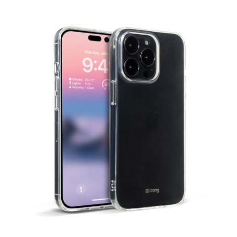 Crong Crystal Slim Cover - Etui iPhone 14 Pro Max (przezroczysty)