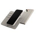 Moshi Overture MagSafe - Skórzane etui 3w1 z klapką iPhone 14 Plus (Gray)