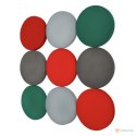 Panel ścienny 3d dekoracyjny piankowy WallMarket Koło intensywna czerwień grubość 2,5 cm