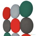 Panel ścienny 3d dekoracyjny piankowy WallMarket Koło intensywna czerwień grubość 2,5 cm