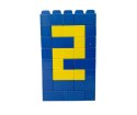 Blocks educational Little Architect - Letters and Numbers 630 el