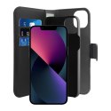 PURO Wallet Detachable - Etui 2w1 iPhone 14 / 13 (czarny)