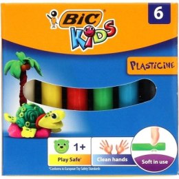 Plastelina BiC Kids 6 kolorów