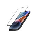 Crong Anti-Bacterial 3D Armour Glass - Szkło hartowane 9H na cały ekran iPhone 14 Pro + ramka instalacyjna