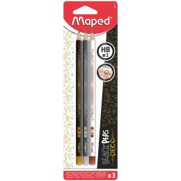 Ołówki Maped Black'Peps Deco HB (3)