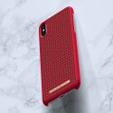 Nordic Elements Saeson Idun - Materiałowe etui iPhone Xs Max (Red)