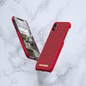 Nordic Elements Saeson Idun - Materiałowe etui iPhone Xs Max (Red)